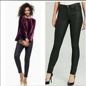Eileen Fisher size 6 faux leather skinny jeans